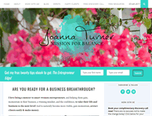Tablet Screenshot of missionforbalance.com